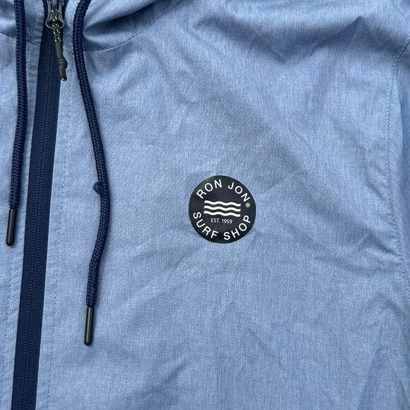 Ron Jon Surf Shop Full Zip Hooded Windbreaker Jacket - Picture 4 of 5
